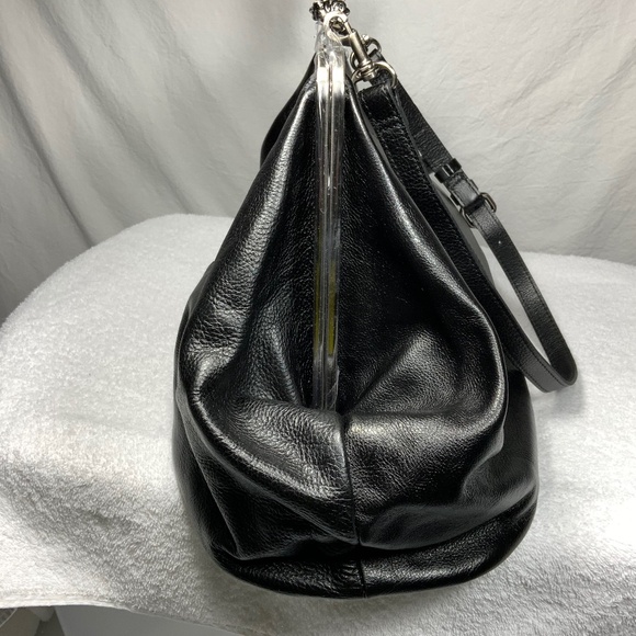 NWT - Patricia Nash Black Leather XL Serafina Bag - Picture 9 of 13